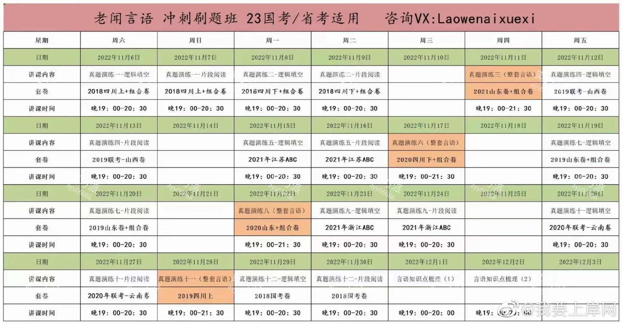 2023老闻言语考前刷题冲刺班